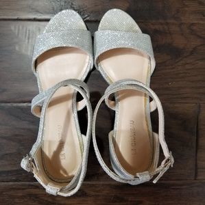 Silver Le Chateau Wedges